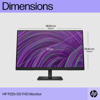 HP P22h G5 computer monitor 54.6 cm (21.5") 1920 x 1080 - W128229784