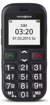 Doro Bbm 320C 4.5 Cm (1.77") 71 G Black Senior Phone - W128822615