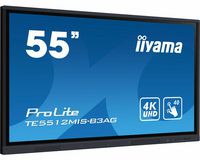 iiyama 55" iiWare10 , Android 11, 40-Points PureTouch IR with zero bonding, 3840x2160, UHD IPS panel, Metal Housing, Fan-less, Speaker - W128829871