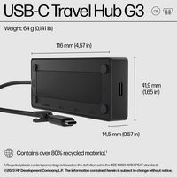 HP Usb-C Travel Hub G3 - W128829734