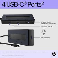 HP HP 4K USB-C Multiport Hub EURO - W128406705