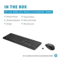HP 230 Wireless Mouse and Keyboard Combo - W126262576
