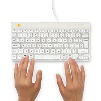 R-Go Tools Compact Break ergonomic keyboard QWERTY (UK), wired, white - W128444810