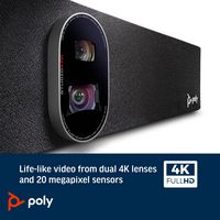 Poly Studio X70 20 Mp Black, Grey 3840 X 2160 Pixels 30 Fps - W128827295