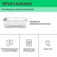 HP DeskJet 2820e All-in-One Printer, Color, Printer for Home, Print, copy, scan, Scan to PDF - W128596334