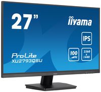 iiyama 27" ETE IPS, 2560x1440@100Hz QHD, 1ms (MPRT), FreeSync, 250cd/m², HDMI, DisplayPort, Speakers, USB 2x3.2 - W128818336