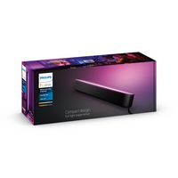 Philips by Signify Hue White and Colour Ambiance Play light bar single pack Single pack LED integrated Black Smart control with Hue Bridge* - W124938595