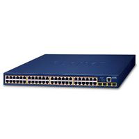 GS-4210-48P4S, Planet 48-Port 10/100/1000T 802.3at PoE + 4-Port
