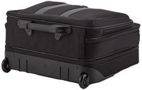 Wenger GRANADA 17" Wheeled Laptop Case with Telescopic Trolley Handle, Overnight Compartment and Lockable Zippers, Black / Grey - W124327168