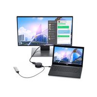 Dell USB-C Mobile Adapter, HDMI/ VGA/ DisplayPort/ RJ-45, Noir - W124448420
