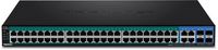 TRENDnet 48 ports PoE+ Gigabit, 4 ports Gigabit partagés, 740 W, 104 Gb/s - W124376331