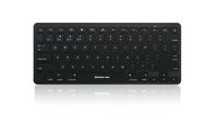 IOGEAR Slim Multi-Link Bluetooth Keyboard w/ Stand, Black - W124355519