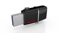 Sandisk 16GB, 130 MB/s, USB 3.0/micro-USB, black - W124374719