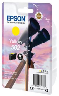 Epson Singlepack Yellow 502 Ink - W124346647