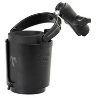 RAM Mounts RAM Level Cup 16oz Drink Holder with Double Socket Arm - W124370710