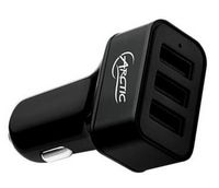 Arctic Car Charger, 3x USB2.0, Input: DC 12V, 3.4A; Output: DC 5V, 7200mA - W124345266
