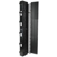 APC Vertical Cable Manager for 2 and 4 Post Racks with Covers, 12" Wide - W124345407