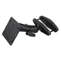 RAM Mounts 5" Square Post Clamp Mount with 100x100mm VESA Plate, 2.8 lbs. - W124370286