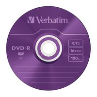 Verbatim DVD-R Colour, 16x, 5pcs - W124315044