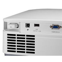 Sharp/NEC NP-PE455WL, 1280x800, 16:10, 0.64" LCD, 4500 lum, RS-232, IR, RJ-45, VGA, HDMI, HDCP, 3.5mm, 100-240V AC, 480x407x142.5 mm - W124327154