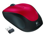 Logitech Wireless Mouse M235, RF Wireless, Alkaline, Red - W124438699