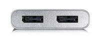 AKiTiO Thunderbolt 3, 2x DP 1.2, 40 Gbps, 4K 60 Hz, 108x60x15 mm - W124445110