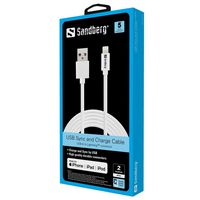 Sandberg USB>Lightning 2m AppleApproved - W124415257