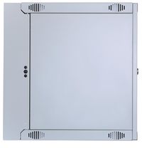 Intellinet 19" Double Section Wallmount Cabinet, 9U, 600mm depth, Flatpack, Grey - W124932728