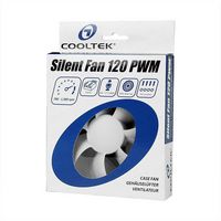 Cooltek Silent Fan 120 PWM - 700 - 1500rpm, 2.16W, 65.8 - 112.8m³/h, 6.6 - 17.1dBA - W124847556