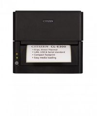 Citizen CL-E303, 300 dpi, 200 mm/s, LAN, USB, Serial, POS Cutter, Black - W125291248