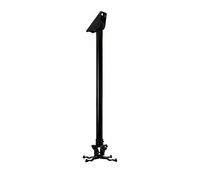 B-Tech Fixed Drop Projector Ceiling Mount with Micro-Adjustment, 2 m, max 25 kg, Tilt +/-13°, Black - W124589463