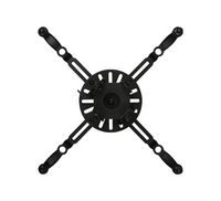 B-Tech Fixed Drop Projector Ceiling Mount with Micro-Adjustment, 2 m, max 25 kg, Tilt +/-13°, Black - W124589463