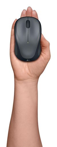 Logitech M235 wireless mouse dark grey - W124538864