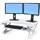Ergotron WorkFit-T, Sit-Stand Desktop Workstation, White - W125300016