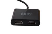 Club3D SenseVision USB A to HDMI™ 2.0 Dual Monitor 4K 60Hz - W124589661