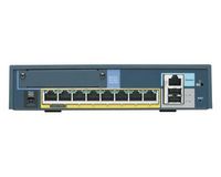 Cisco 8 Fast Ethernet, 2 x PoE, 150 Mbps, 3 VLANs, 1 SSC, 3 x USB 2.0, 512 MB, 128 MB flash, 1.8 kg, 3DES/AES license, SSL / IPsec VPN Edition, 10 IPsec VPN, 25 SSL VPN peers, 50 firewall users - W124845174
