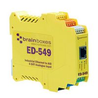Brainboxes Ethernet to 8 Analogue Inputs + RS485 Gateway - W124585822