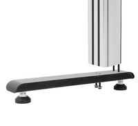 B-Tech System X Short Base for Floor Stands, 600 x 800 mm, Black - W125414966
