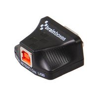 Brainboxes Ultra 1 Port RS422/485 USB to Serial Adapter, Black - W124977085