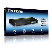 TRENDnet 16 x Gigabit Ethernet RJ-45, PoE+ - W124976238