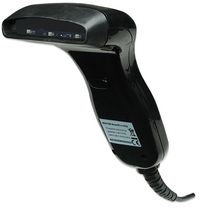 Manhattan Contact CCD Handheld Barcode Scanner, USB, 80mm Scan Width, up to 120 scans per second, Cable 152cm, Black, Box - W124492735