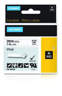 DYMO IND Vinyl Labels, 24mm x 5.5m - W124503727