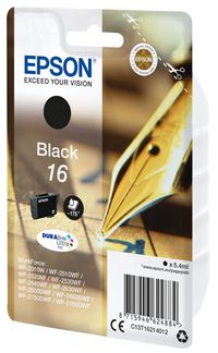 Epson Singlepack Black 16 DURABrite Ultra Ink - W124646687