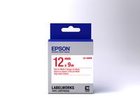 Epson LK-4WRN - Standard - Rouge sur Blanc - 12mmx9m - W124746972