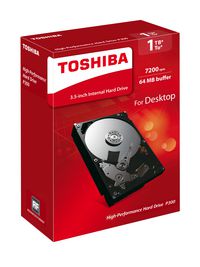 Toshiba 1TB, 7200rpm, 64MB, 3.5", Serial ATA III, 450g - W124956289