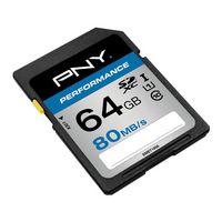 PNY SDXC 64GB Performance 80MB/s - W124674789