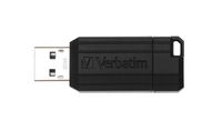 Verbatim Micro-clé USB PinStripe de 64 Go - noire - W125184719