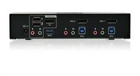 IOGEAR 2-Port DisplayPort 1.2 KVMP Switch w / USB 3.1 Gen1 Hub & Audio, TAA Compliant - W124555167