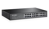 TP-Link 24-Port 10/100Mbps, Desktop, Rackmount Switch, 4.8 Gbps, Black - W125075897
