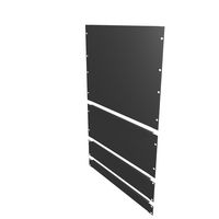 Vertiv 19" Sheet Metal Airflow Blanking Panel Kit, (1U, 2U, 4U, 8U), Black - W125077902